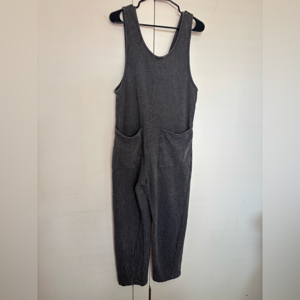 RAE MODE WOMENS DEEP GREY SWEATER POCKET JUMPER SZ S/M